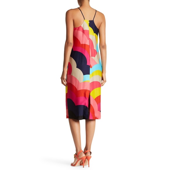 ❌❌SOLD❌❌ NWT Trina Turk Vina Rainbow Halter Dress - Picture 8 of 8